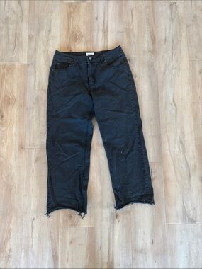 RVCA Black Raw Hem Jean